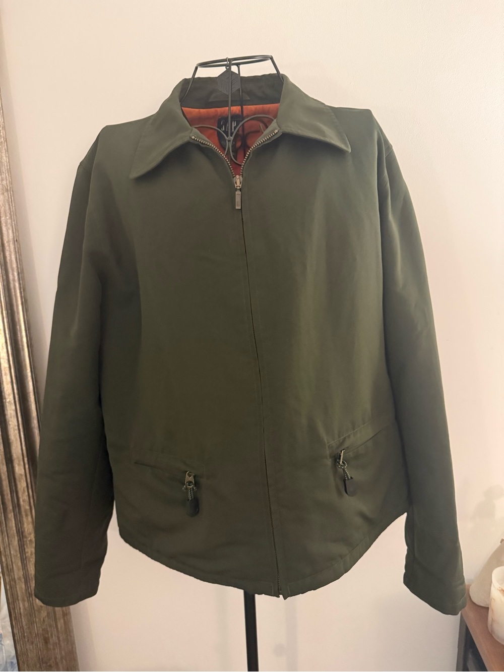 GAP Women’s XL Olive Green Lightweight Zip Jacket